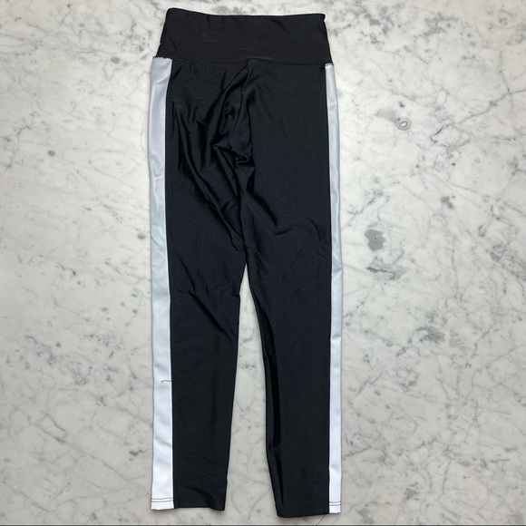 katiej nyc couture Girls Athletic Active Reflective Stripe Gym Leggings Pants - Picture 5 of 7